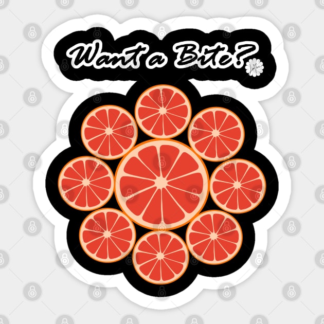 Grapefruit Sticker by LinYue